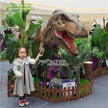 Life Size Animatronic Dinozò Pou Vann